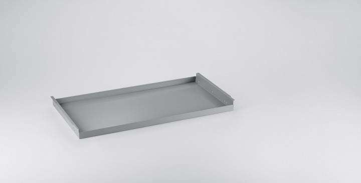 Metal extension shelf element Medium grey
