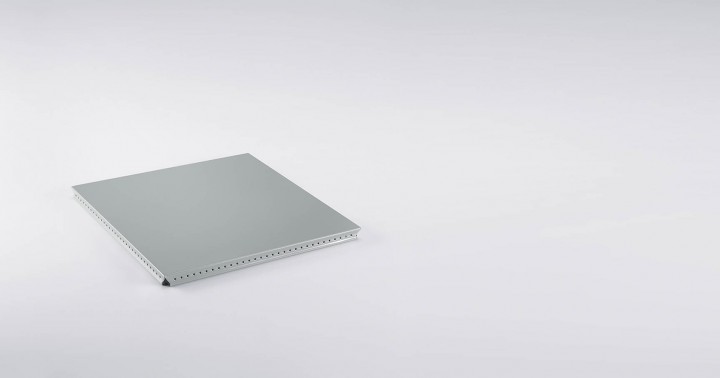 Élément métallique tablette externe Gris moyen