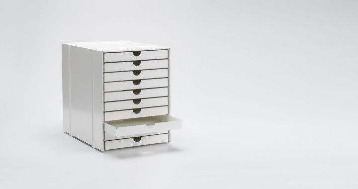 TRUDI box set suitable for INOS, 10 drawers, closed