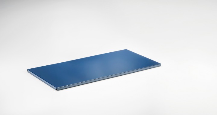 Metal divider panel element Steel blue