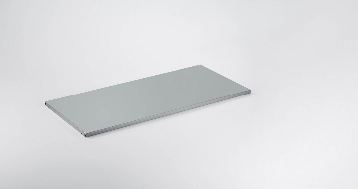 Metal divider panel element Medium grey