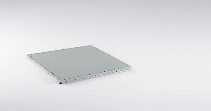 Metal internal panel element Medium gray