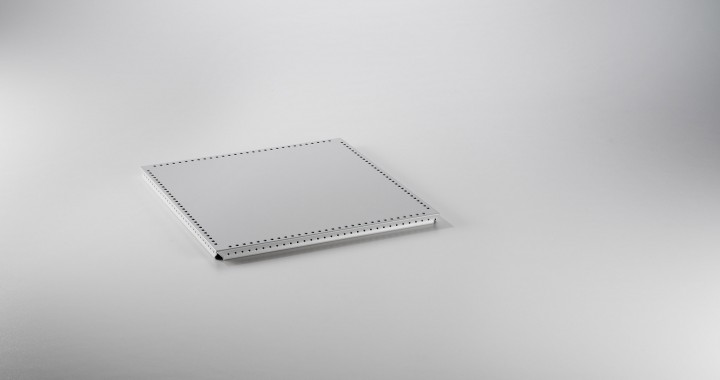Élément métallique tablette interne Gris clair